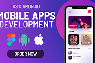 do development and design for android and iphone applications