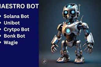 develop solana telegram bot unibot holder bot, pump fun trading bot gas pump