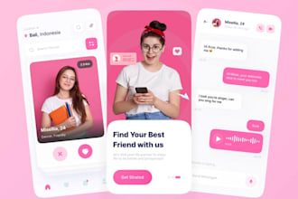 build dating app social chat app social media dating website and app development