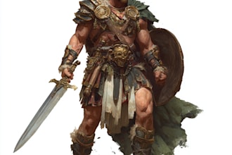 make your fantasy dnd character illustration