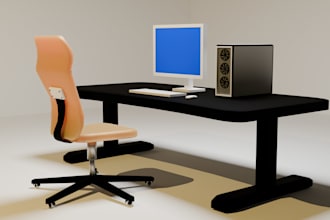 create 3d low poly game ready assets