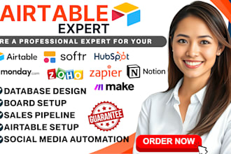 setup airtable automation database softr website zapier make com airtable expert