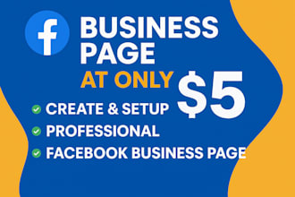 create and set up a professional facebook business page