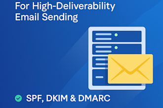 set up a high deliverability SMTP server for email sending