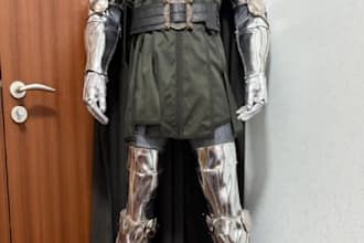 do 3d printing and ship cosplay props, wearable cosplay accessories worldwide