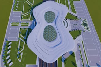 create 3d train station, 3d train model, 3d railway