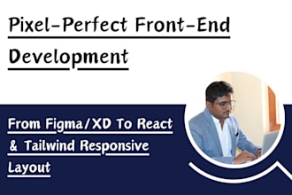 convert figma or xd to fully responsive react website