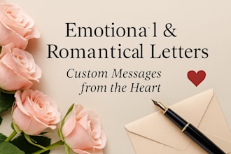 write love letters, deep messages, or emotional texts