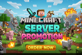 minecraft server promotion, dayz server, advertisment to get active players