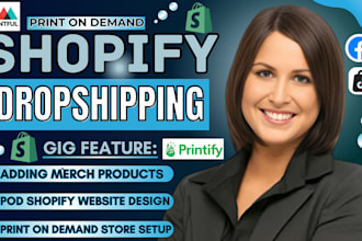 create print on demand shopify store, pod shopify dropshipping, printify, zakeke