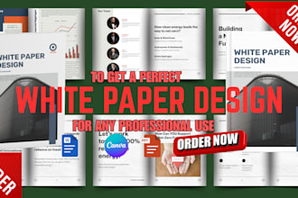 write and design company profile, presentation, pitch deck, white paper