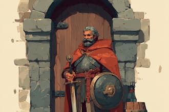 illustrate your ttrpg oc, vtm, fantasy, dnd character art