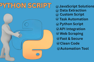 create custom python scripts, web scraping bots, and automation tools