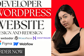 design or migrate a responsive webador wix wordpress website design