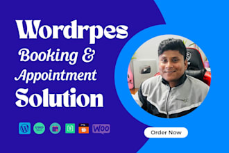 build complete booking, appointment, event,  solutions for wordpress or enhance