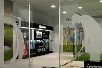 renovate miniature golfcourse,golf showroom,car care centre 370km,ceiling layout