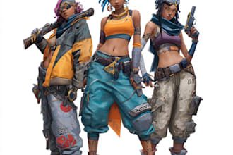 do illustrate cyberpunk cyborg art