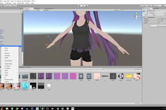 rig, edit, fix or weight paint your custom vroid model for vtuber, mmd or vrchat
