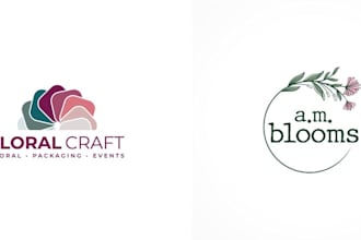 make beauty flower logo, floral, botanical, t shirt design