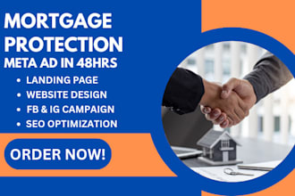 setup mortgage protection life insurance iul lead facebook,instagram ad in 48hr