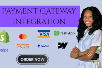integrate payment gateway square apple pay stripe paypal shopify wix wordpress