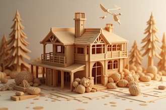 design cnc laser cutting 3d toys, puzzles, and home decor, desk organizers