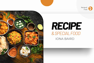 create delicious and unique recipes for you