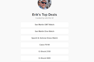 create a cutom linktree style affiliate website for your brand or instagram
