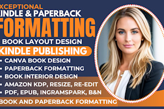 do ebook formatting and layout design, book layout, book cover typesetting