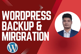 migrate and backup wordpress website and clone the website