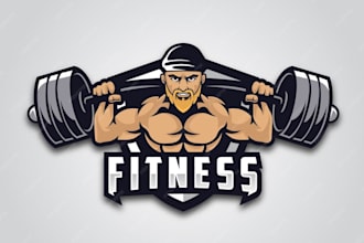 design a powerful gym or fitness logo to elevate your brand
