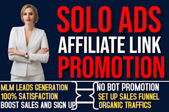 usa solo ads, travel site promotion, affiliate link promotion, boost conversion