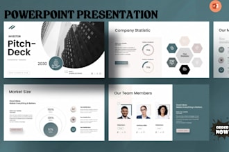 redesign powerpoint, investor pitch deck, google slides, keynote presentation