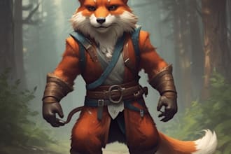draw your furry character in ,y art style