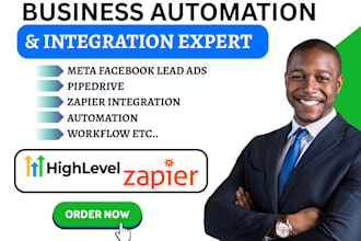 setup gohighlevel meta facebook lead pipedrive googlesheet zapier automation crm