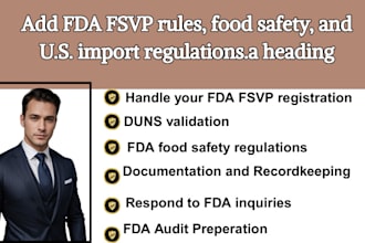handle your fda fsvp registration and compliance as your trusted US