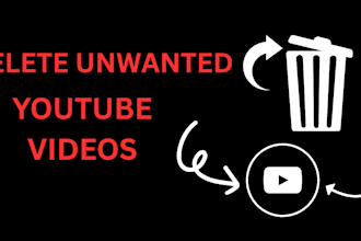 safely and quickly delete your youtube channel or videos