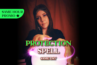 cast a powerful protection spell to shield you from negative energy