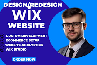 design wix website and redesign wix website, wix  website studio and wix booking