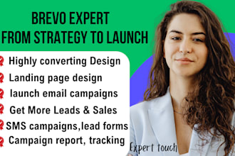 create brevo email campaign automation brevo landing page brevo marketing expert