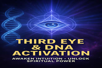 awaken your third eye and activate your psychic dna for spiritual ascension