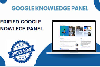 build a standard google knowledge panel for an individual or company