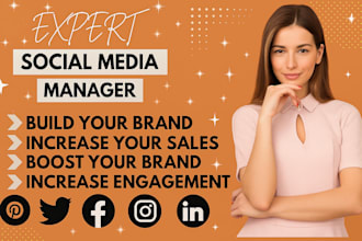 manage your social media and create high quality content for your brand