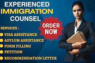 assist with US visa petitions, status adjustments, and immigration filings
