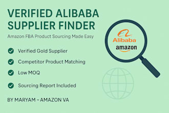find verified alibaba supplier for your amazon fba product