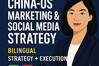 build and execute china US social media strategy for brand growth