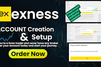 help you create and set up a verified exness trading account