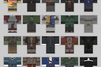 make detailed oriented roblox clothing