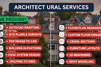 draft architectural 2d plans elevations and sectional views