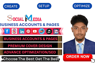 create and setup a professional white facebook business page